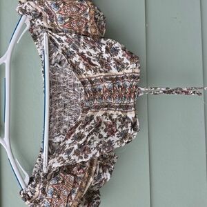 Floral Print Crop Top